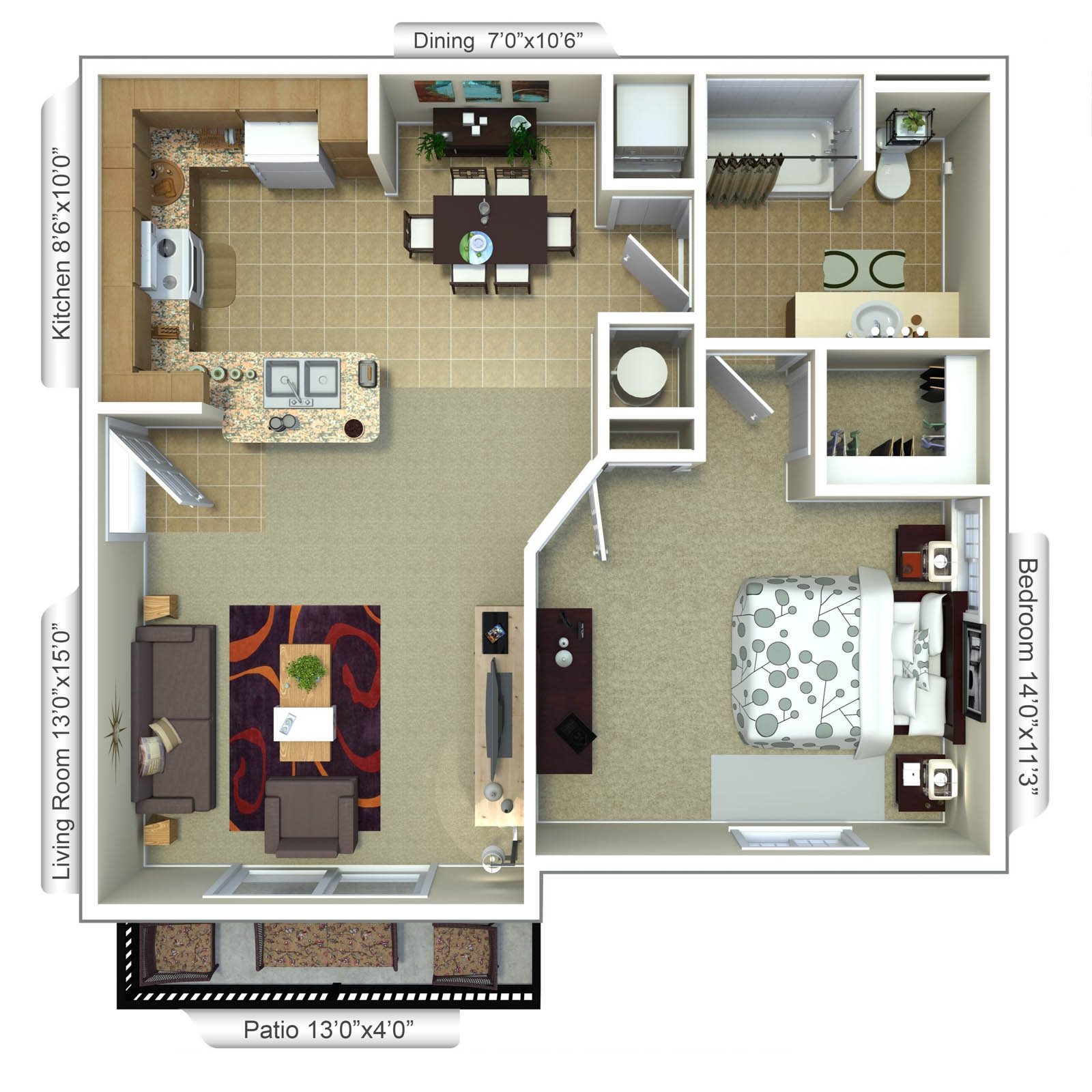 White Ibis Floor Plan 1